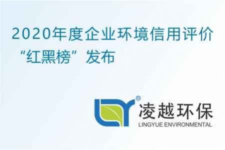 2020年度企業(yè)環(huán)境信用評價“紅黑榜”發(fā)布